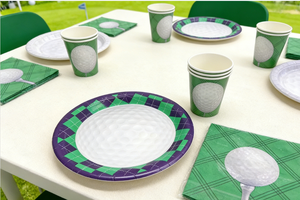 Assiettes en papier jetables DAMAI, assiettes en papier sur le thème du sport, assiettes en papier sur le thème du tennis - Product Image 6