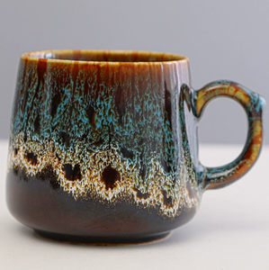 Tasse à eau créative de grande capacité, tasse à café en céramique colorée avec poignée, tasses à café <span class=keywords><strong>pour</strong></span> couple, cadeau <span class=keywords><strong>pour</strong></span> meilleur ami - Product Image 4