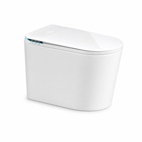 Toilette intelligente monobloc à poser au sol, avec bidet électrique, siège chauffant, séchage et télécommande, à siphon en S allongé, pour l'Asie du Sud-Est (vente en gros)