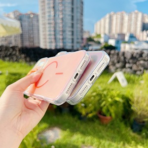 Funda Magnética Transparente de Acrílico de 2.0mm con Efecto Camaleón para iPhone 15 Pro Max S24 con Soporte Metálico para Cámara - Product Image 3