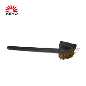 Barbeque Tool Metal Clean Stainless Steel Brush Scraper Grill 3 in 1 Barbecue BBQ Brush