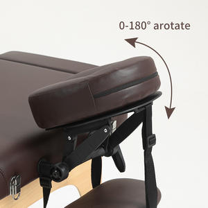 Venta al por mayor de fábrica Camilla De Masaje portátil salón De belleza cama De Spa cama De pestañas Mesa De masaje Facial - Product Image 4