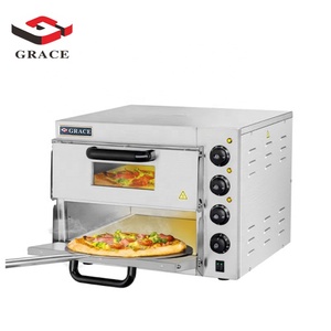 เตาอบพิซซ่าเชิงพาณิชย์แบบสองชั้นสองถาดไฟฟ้า - Product Image 2