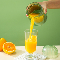 Presse-agrumes manuel bidirectionnel Migecon en plastique pour citrons et oranges
