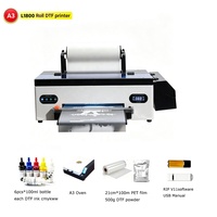 Imprimante DTF A3 avec tête d'impression Epson L1800, machine d'impression DTF directe sur film avec secoueur de poudre pour l'impression de vêtements et de t-shirts