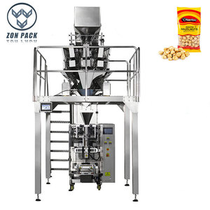 Machine de pesage multi-têtes automatique et d'emballage pour noix, céréales, pois, légumineuses, lentilles, pois chiches, soja - Product Image 1