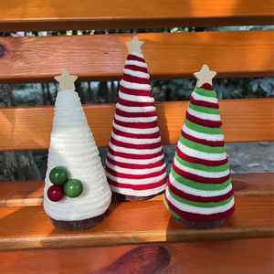 Ornements de Noël miniatures colorés faits à la main, cadeaux créatifs pour les fêtes de Noël - Product Image 5