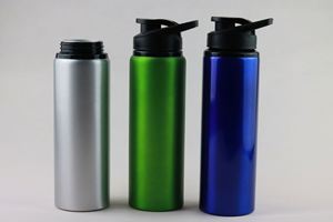 Bouteille d'eau en acier inoxydable à paroi simple de 400-1000 ml, à large ouverture, gourde de sport portable, anti-fuite, pour le cyclisme en plein air, la remise en forme - Product Image 6