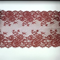0510079 Nylon Spandex Cils Dentelle Coupe Élastique Floral Dentelle Garniture pour Lingerie Sous-Vêtements