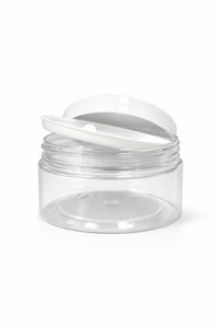 Gommage corporel hydratant, pot à couvercle blanc, intérieur en aluminium, boîte personnalisée avec étiquette imprimée et cellophane pour usage en salon - Product Image 3