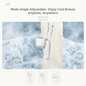 <span class=keywords><strong>Ventilatore</strong></span> USB Portatile Pieghevole Ricaricabile con Funzione di Raffreddamento e Impacco Freddo da Indossare Intorno <span class=keywords><strong>al</strong></span> <span class=keywords><strong>Collo</strong></span> - Product Image 6