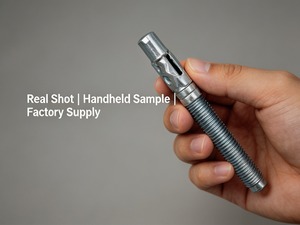 Bulloni di Ancoraggio a Cuneo in Acciaio al Carbonio Grado 4.8/8.8 M6-M24, Lavorati CNC ad Alta Precisione, <span class=keywords><strong>Ra</strong></span>≤1.6μm, Zincati - Product Image 4