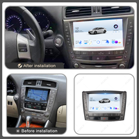 Fascia d'autoradio Android rentable pour Lexus IS250/IS300/IS350 2006-2012 Installation du panneau de commande de navigation multimédia