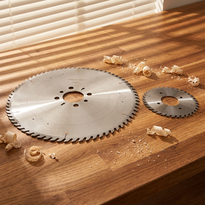 Disco de sierra circular TCT con insertos de carburo de alta precisión de corte, venta al por mayor de fábrica, para tablero MDF, larga vida útil. - Product Image 1