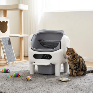 Caja de Arena Inteligente para Gatos con Autolimpieza, 74L de Gran Capacidad, Sin Polvo, Control de Olores, Fácil de Limpiar, con Control por Aplicación, Inodoro para Gatos OEM - Product Image 1