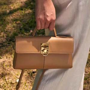 Bolso de Hombro Pequeño de Cuero Genuino para Mujer 2026, Diseño de Lujo, Tipo Tofu, Cartera, Bolsos Cruzados de Marca para Mujer - Product Image 1