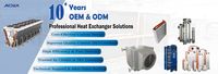 Aidea Échangeur de chaleur micro-canaux en aluminium à transfert thermique 380V/220V -40°C 150°C pour système de climatisation