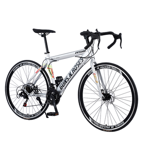 <span class=keywords><strong>Guidon</strong></span> <span class=keywords><strong>plat</strong></span> en aluminium pour vélo de course sur <span class=keywords><strong>route</strong></span> pour hommes et femmes 700 Vitesse variable Disque de pédale ordinaire pour étudiants adultes et jeunes Pas cher - Product Image 2