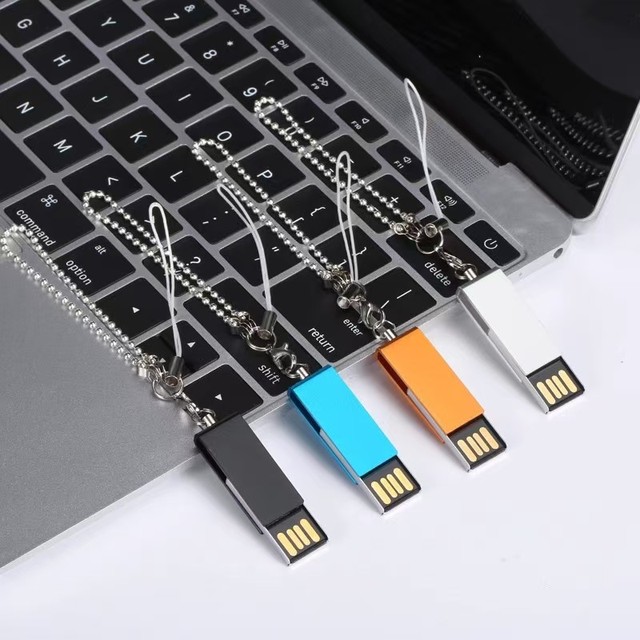 Mini USB Flash Drive 8gb 16gb 32GB Rotate 2.0 Metal USB with Laser Engraving Office & Gift USB 3.0 Memory Sticks