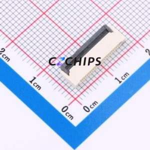 CAX-AFC24-26XIB-H2.0 FFC/FPC Connector SMD,P=0.5mm,Connector Flip Cover Type Double Side Contact / Top Bottom Contact 26P 0.5mm - Product Image 1