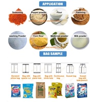 Machine de remplissage et de scellage automatique, petits sachets verticaux, pour café en poudre
