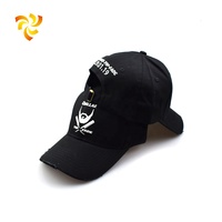 Casquette de baseball décontractée personnalisée, effet vieilli, broderie à la main, jersey en popeline Oxford, aspect délavé et usé, motif léopard