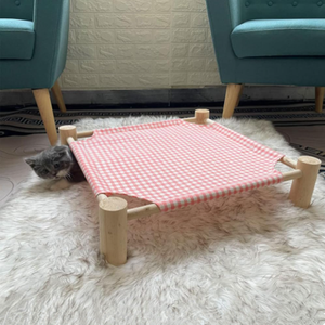 Hamaca de Madera para Gatos, Estilo Adorable, Universal para Todas las Estaciones, Cama para Mascotas de Interior y Exterior, Nido para Mascotas - Product Image 4