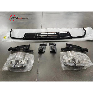 Punte di scarico del diffusore posteriore per <span class=keywords><strong>CLS</strong></span> classe W218 vecchio aggiornamento al nuovo LCI CLS63 Style Kit carrozzeria 2011 2018 paraurti per auto - Product Image 3