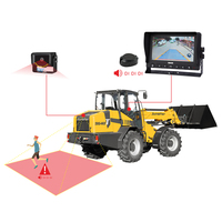 Écran hd de 7 pouces, affichage numérique de brochures lcd, moniteur de voiture haute définition pour système de suivi et de surveillance des véhicules
