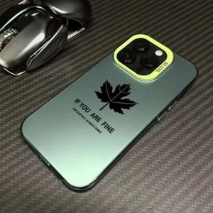 Funda para Teléfono Móvil con Diseño Divertido de Hoja de Arce, Impresión Fotográfica, Plateado Electroplacado, TPU y PC, para iPhone 8, X, Xr, Xs, 11, 12, 13, 14, 15, 16 Pro - Product Image 4
