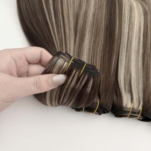 Extensiones de Cabello Humano Remy Europeo de Doble Trama, Extensiones de Cabello Humano Remy Divine en Cola de Caballo - Product Image 6