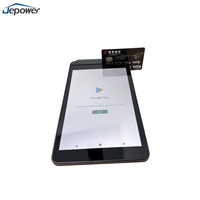 Terminal de point de vente portable Android 15 de 8 pouces avec imprimante thermique 80 mm, NFC, Bluetooth, USB pour système de commande par code QR dans les restaurants