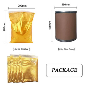 Hochglänzende 24K Goldpulver-Tinte für Kunststoff Keramik Buddha-Statue Blattgold-Imitation Perlenpulver Farbpigment - Product Image 5