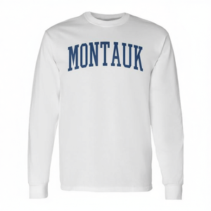 Maglietta a Maniche Lunghe Varsity Grey Montauk, Prodotto Promozionale - Product Image 2
