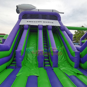 Parc d'attractions gonflable géant pour enfants, de qualité commerciale, pour l'extérieur, thème Fun City - Product Image 4