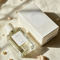 Kit de flacons de parfum en verre haut de gamme avec boîte en carton enveloppée de papier artistique pour la présentation de parfums et les événements de lancement de produits