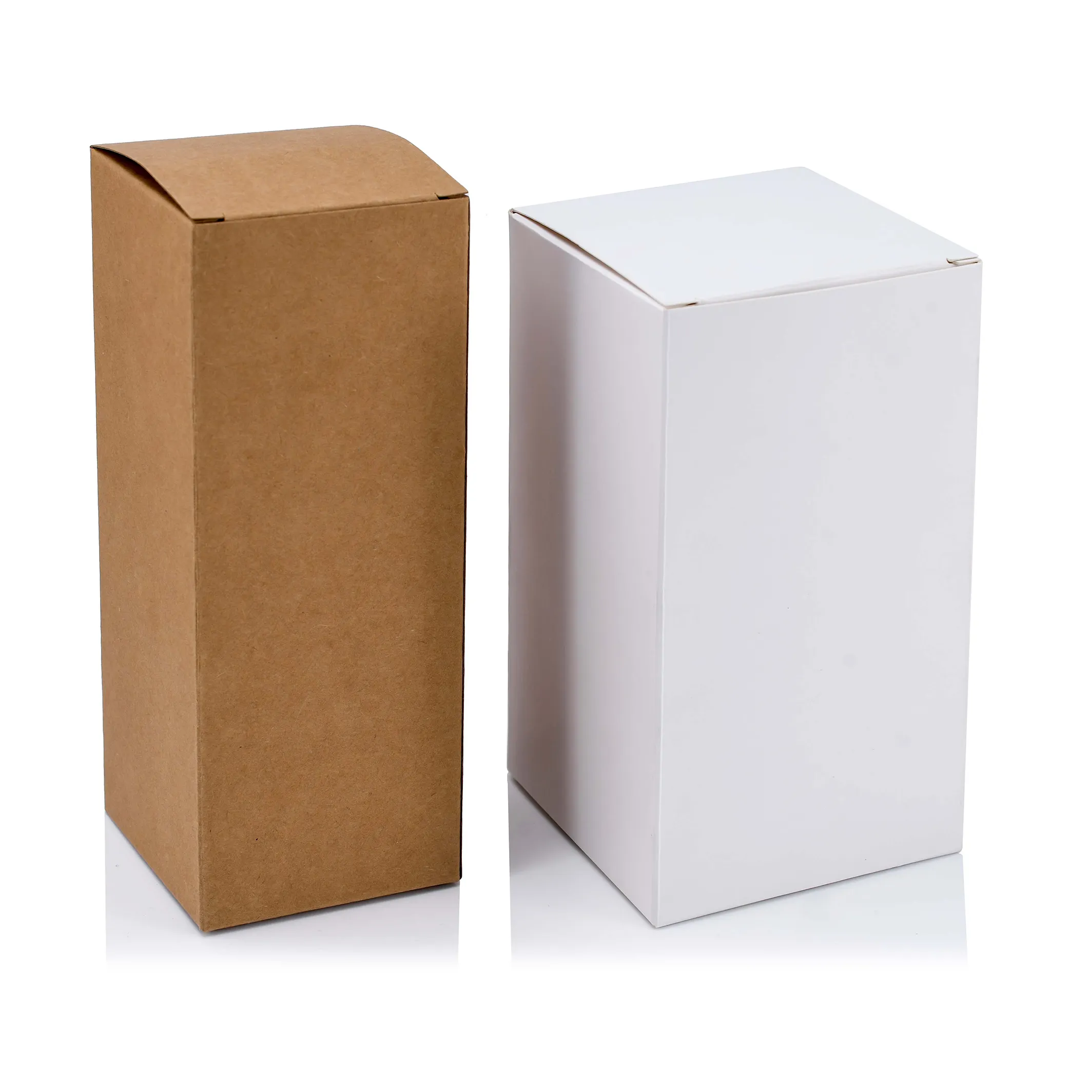 재고 도매 primry 흰색 방수 종이 포장 상자가 있습니다