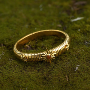 Bracelet tendance en acier inoxydable 316L plaqué or PVD, résistant et durable, bijoux - Product Image 3