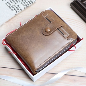 Custom <b>RFID</b> <b>Wallets</b> Zipper Men's Leather Coin Pocket Purse Leather Card Holder <b>Wallet</b> Mens PU Leather <b>Wallet</b> - Product Image 5