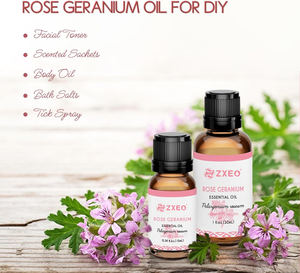 100% Pur et Naturel - Huiles Essentielles pour Diffuseur, Aromathérapie, Fabrication de Savons et de Bougies, Huile Essentielle de Géranium, Géranium - Product Image 6