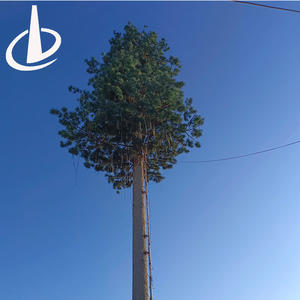 Poteau de communication en acier galvanisé à chaud, tour d'antenne amateur, arbre artificiel de 30 m, bionique, durée de vie de 50 ans, certifié ISO9001 - Product Image 2