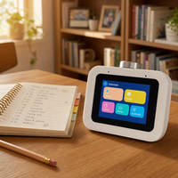 Réveil intelligent multilingue avec IA, commande vocale, assistant, aide au sommeil, bruit blanc, minuteur, commande en gros pour usine, OEM, ODM