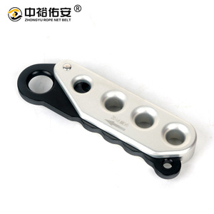 Zhongyu Rope Net <b>Belt</b> Hand-Controlled Descender 4-Hole Aluminum Alloy High-Altitude <b>Work</b> Safety Device - Product Image 2