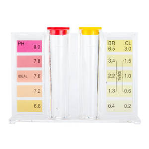 Accessoires de <span class=keywords><strong>piscine</strong></span> testeur de qualité de l'eau <span class=keywords><strong>Kit</strong></span> de Test <span class=keywords><strong>PH</strong></span> et CI de base 2 en 1 <span class=keywords><strong>Kit</strong></span> de Test à 5 voies - Product Image 2