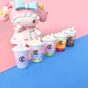 Breloques en résine en forme de bouteille de boisson sucrée et de tasse, cabochons à dos plat pour la décoration DIY de pinces à cheveux et de coques de téléphone portable - Product Image 5