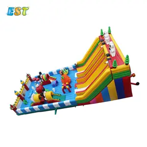 High quality Micky mouse inflatables air castle bouncy jumping bouncer with slide