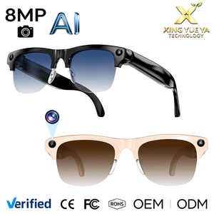 2026 New M96 AI Smart <b>Glasses</b> half frame for 8MP <b>Camera</b> 1080P Video Recording Real-Time AI Translation Calling HIFI Sound Unisex - Product Image 1