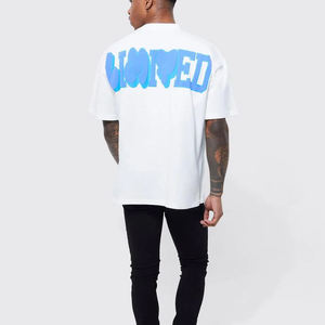 Camiseta de manga corta de algodón peinado de corte holgado para hombre de verano 2025, camisetas de algodón de manga corta de invierno de alta calidad para hombre - Product Image 3