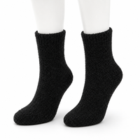 Chaussettes en peluche personnalisées, douces, chaudes, confortables, moelleuses, à motif mignon pour femmes et filles, à porter à la maison en hiver
