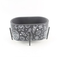 Pots de fleurs et de plantes succulentes en ciment durable en gros, fabriqués en Chine, en vente